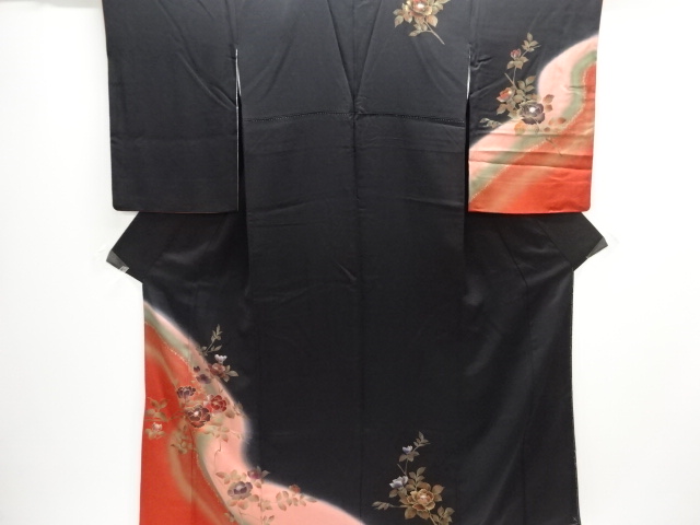JAPANESE KIMONO / HOMONGI / BRANCH FLOWER